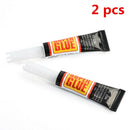2X Super Glue Instant Quick-drying Cyanoacrylate Adhesive Strong Bond Fast New