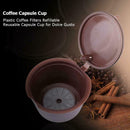 Plastic Coffee Filters Refillable Reusable Capsule Cup for Dolce Gusto