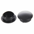 10 Pcs Plastic 10mm Diameter Flush Mounted Tube Insert Caps Cover Black B8U4