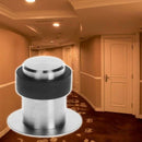 Door Stops Anti-Collision Stainless Steel Rubber Stopper Round Floor Mounted Hot