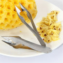 Seed Salad Tool Fruit Clip Cutter Stainless Steel Corer Slicer Pineapple Peele Z