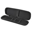 Black Zipper Pencil Case EVA Stationery Pouch Earphone Makeup Storage Bags