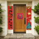 Couplet Front Door Welcome Christmas Porch Banners Xmas Decoration Chinese Style