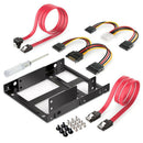 2.5" to 3.5" SSD HDD Mounting Kit Adapter Bracket Hard Disk Drive Holder Dock