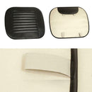 Universal Leather Car Seat Cover Breathable Front Seat Cushion Mat (Black)