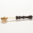 Retro Brass Wood Spoon For Melt Wax Melted Dissolve Wax Seal Stamp Envelope MO
