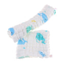 6 layers Baby Cotton Gauze Baby Face Saliva Towels Wash Cloth Handkerchiefs BX