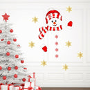 Santa Claus Wall Stickers Merry Christmas Decals Xmas Mural Art (X004) A