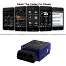 ELM327 OBDII Car Diagnostic Bluetooth-Scanner Torque Auto Scan for Android^ JC,a