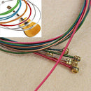 Acoustic Guitar Strings Guitar Strings One Set 6Pcs Rainbow Colorful Color â„–[