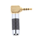 3x 2.5mm Stereo Male Adapter Jack Plug DIY Solder 4 Pole Audio Connector