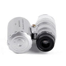 60x Pocket Microscope Mini Loupe Handheld LED Jeweler Magnifier Light Fashion