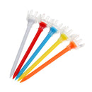 Lightweight and Durable Plastic Crown Top Golf Tees 90mm, Set of 5, Random Color