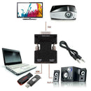 1080P HDMI Female to VGA Male with Audio Output Cable Adapter HOT Converter F0G9