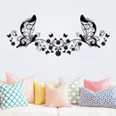 Removable Cute Black DIY Mural Butterfly Home Wall Art Decor Decals Stickers