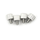 4PCS M4 x 6mm Toolless Thumb Screw Stainless Steel JR