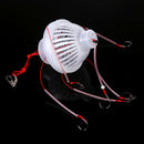 2x Professional Fishing Tackle Box Hook Tool Kit Monster with Six Strong Hooks
