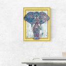 5D DIY Special Shaped Diamond Painting Elephant Embroidery Mosaic Craft Kit