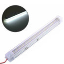 72 LED 12V Car Interior White Strip Lights Bar Lamp Van Caravan ON OFF Swi UYS