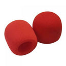2pcs Red Microphone Foam Pop Cover Audio Mic Shield New