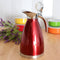 1.5L Stainless Steel Tea Water Pot Double-Wall Insulated Coffee Carafe Red