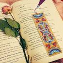 DIY Special Shaped Diamond Painting Creative Leather Tassel Bookmark Crafts