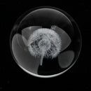 80mm  Glass Crystal Ball Photography Photo Props Art Gift No Stand