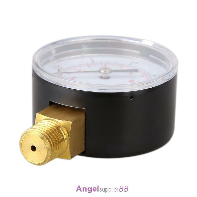 Low Pressure Gauge For Fuel Air Gas Oil Water 50mm 0/15 PSI 0/1 Bar 1/4 BSP