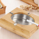 Square Holder Ashtray Portable Smoke Remover Smoking Cigarette Ash Hold UVE
