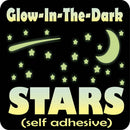 Glow in the Dark Stars and Large Moon Luminous Stick on Decoration Room Decals