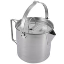Camping Cooking Kettle Hanging Pot 1.2L Stainless Steel Outdoor Tableware C