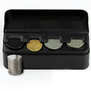 Car Coin Box Car Car Portable Plastic Purse Auto Parts Black