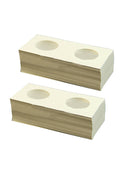 100pcs Square Paper Coin Album Collection Cardboard Coin Holder Easy ortw