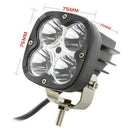 40W LED Work Light 4000LM Off-Road LED Square Spot Lights, Super Bright LED