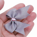 6Pcs Cute Baby Girls Hair Clips Handmade Fabric Bowknot Crown Hairpins Todd D8D4