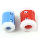 2 Large Red Plastic Knit Knitting Needles Row Counter +2 Small Blue Plastic H7H4
