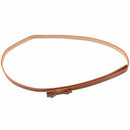 Girls Ladies Skinny Narrow Belt Double Bowknot Dress Belt-Light Tan