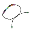 5X(7 Chakra Healing Balance Beads Bracelet Yoga Life Energy Bracelet Lover C8R7)