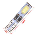 T5-5630-2SMD 1200LM Lumen 21W LED Indicator Light Bulbs (5Pair)
