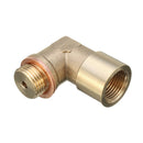 M18X1.5 O2 Oxygen Sensor Extender 90 Degree Angled Bung Extension Spacer NEW