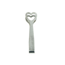 Stainless Steel Love Heart Sugar Ice Cube Tong Kitchenware Buffet Dinner Tool JR