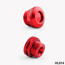 Great Performance 22mm Push Button Quick Release Bonnet Hood Pins Latch Red