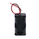 2 pcs black plastic battery holder case with wired for 4 x AA batteries UBTEUS