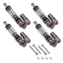4xCrawler Metal Shocks for 1/10 Axial SCX10 II D90 -4 RC with