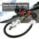 Rear Foot Brake Hydraulic Master Cylinder Pump Reservoir For Motorcycle ATS Gw