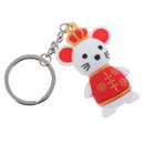 Lucky mouse keychain Keyring Fashion Pendant keychain New Year Gifts for Kid@