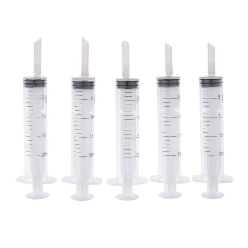 10Pcs Pet Canaries Bird Feeding Syringe Baby Parrot Feeders Injector 20ml