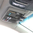 Car Sun Visor Organizer Auto Interior Pocket Sunglass Fuel Card Storage YM