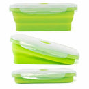 Thin Bins Collapsible Containers-Set of 4 Silicone Food Storage Containers  E1Z8