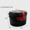 Electric Scooter Storage Front Rear Carrying Basket with Lock for Foldable